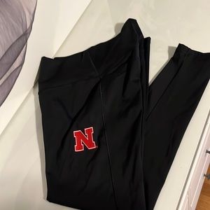 Nebraska Huskers adidas running/yoga pants